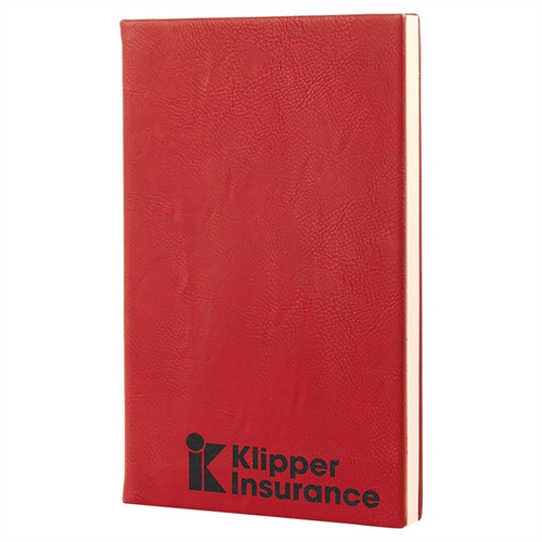 Main photo of 5 1/4" X 8 1/4" Red Laser Engraved Journal