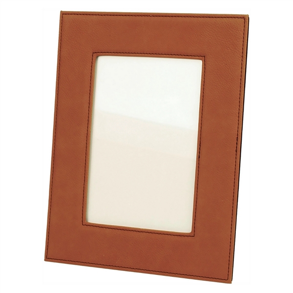 Rawhide color option for Rawhide Leatherette Photo Frame Holds 5" X 7" Photo