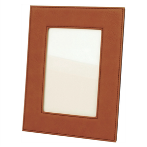 Photo of Rawhide Leatherette Photo Frame Holds 5" X 7" Photo