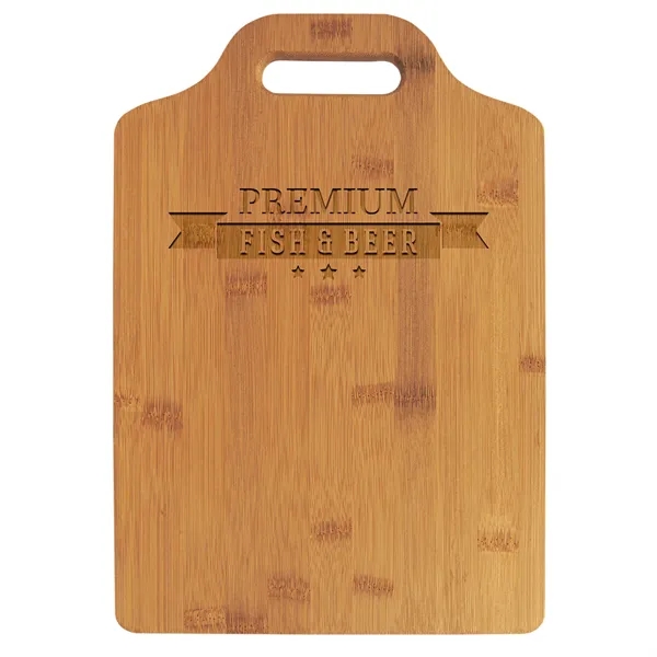 Bamboo color option for 13" X 9" Bamboo Cutting Board With Handle