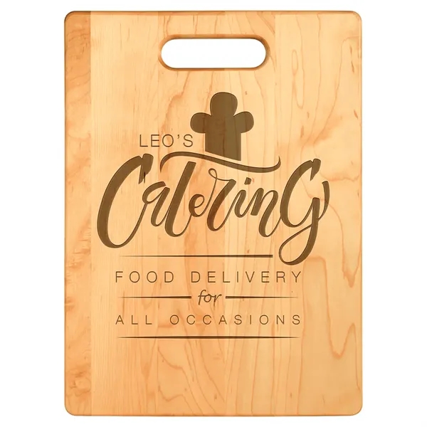 Genuine Maple color option for 13 3/4" X 9 3/4" Maple Cutting Board