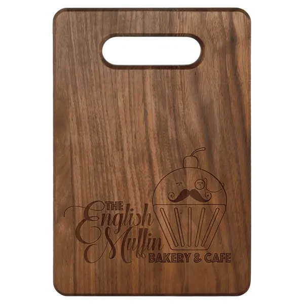 Genuine Walnut color option for 9" X 6" Walnut Cutting Board