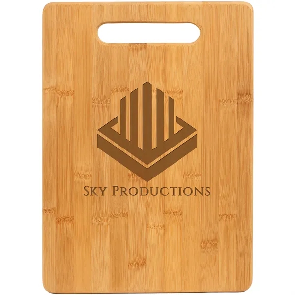 Bamboo color option for 13 3/4" X 9 3/4" Bamboo Rectangle Cutting Board