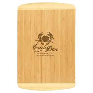 Photo of 18" X 12" Bamboo 2 Tone Cutting Board