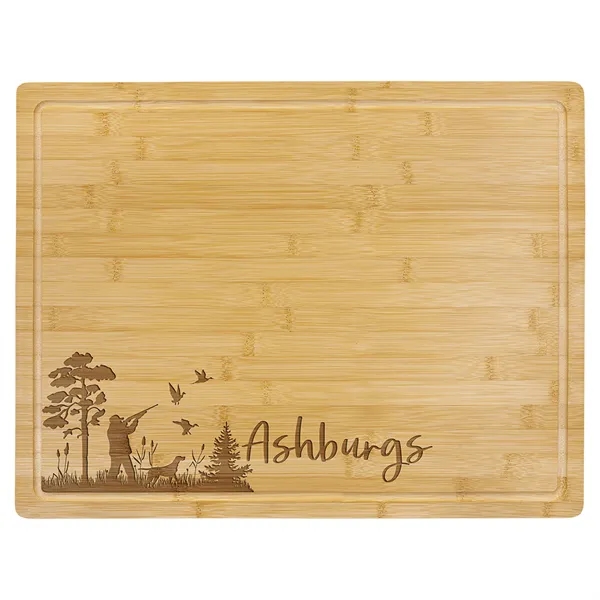 Bamboo color option for 19 3/4" X 15" Bamboo Cutting Board With Drip Ring