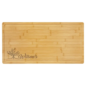 Photo of 23 3/4" X 12" Bamboo Cutting Board With Drip Ring