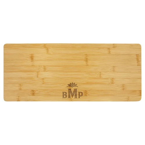 Main photo of 19 3/4" X 8" Bamboo Charcuterie Board/Cutting Board