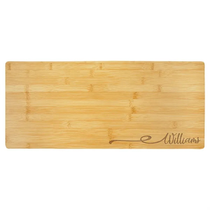 Photo of 23 3/4" X 10" Bamboo Charcuterie Board/Cutting Board