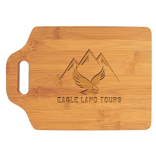 Main photo of 11" X 7 3/4" Bamboo Cutting Board With Handle