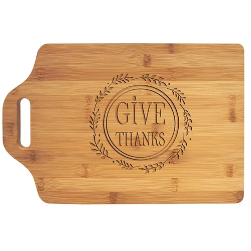 Main photo of 15" X 10 1/4" Bamboo Cutting Board With Handle