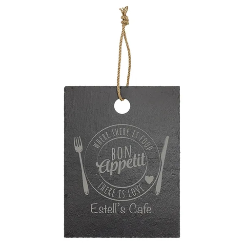 Main photo of 11 1/2" X 8 3/4" Rectangle Slate Cutting Board W/ Hanger