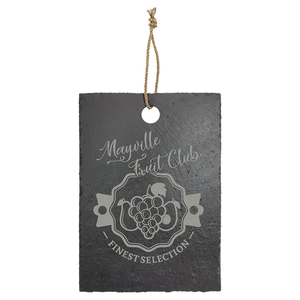 Photo of 13 3/4" X 9 3/4" Rectangle Slate Cutting Board W/ Hanger