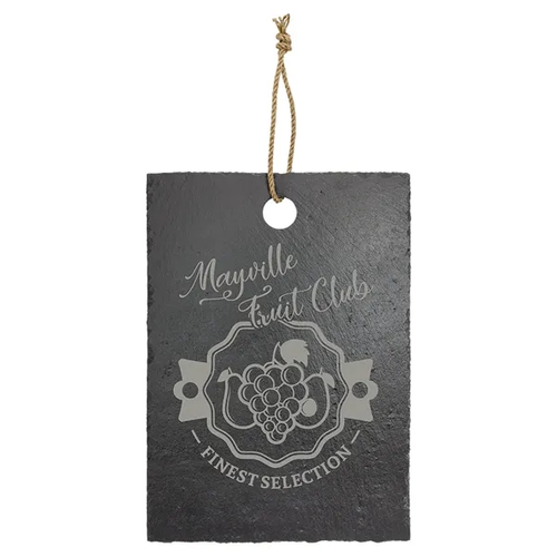 Main photo of 13 3/4" X 9 3/4" Rectangle Slate Cutting Board W/ Hanger