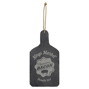 Photo of 13 1/2" X 7" Rectangle Slate Cutting Board W/ Hanger String