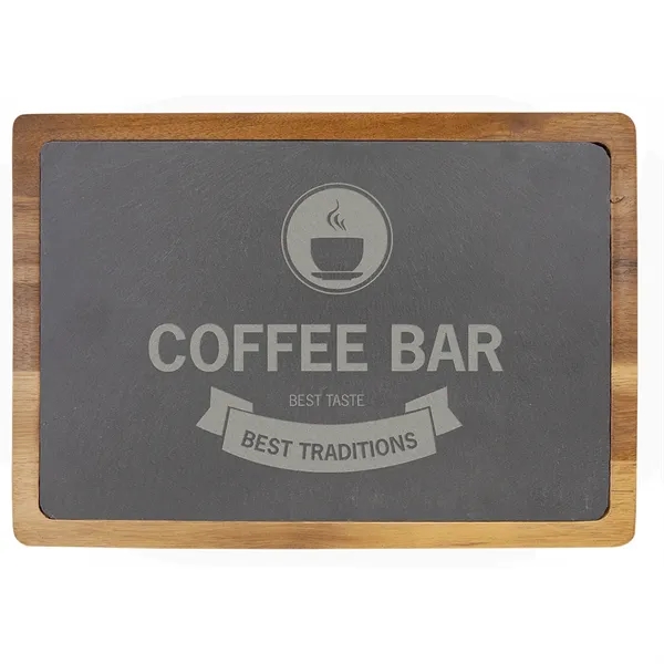 Slate-Acacia Wood color option for 13" X 9" Acacia Wood/Slate Cutting Board
