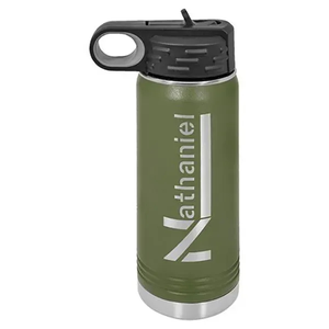 Photo of Polar Camel 20 Oz. Olive Green Water Bottle