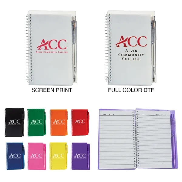 Red color option for Notebook & Pen Set