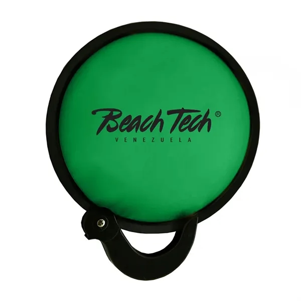 Green Kelly color option for Nylon Hand Fan