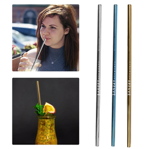 Photo of Metal Colored Straw