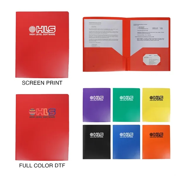 Red color option for Pocket Folder