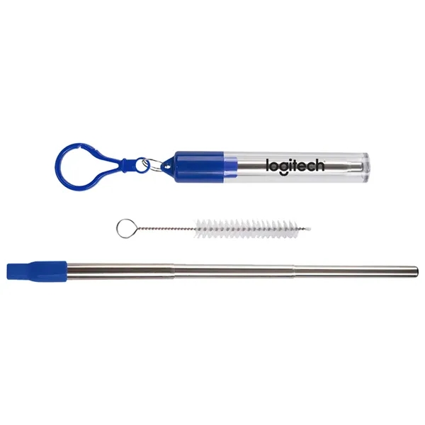 Blue Royal color option for Collapsible Straw Set