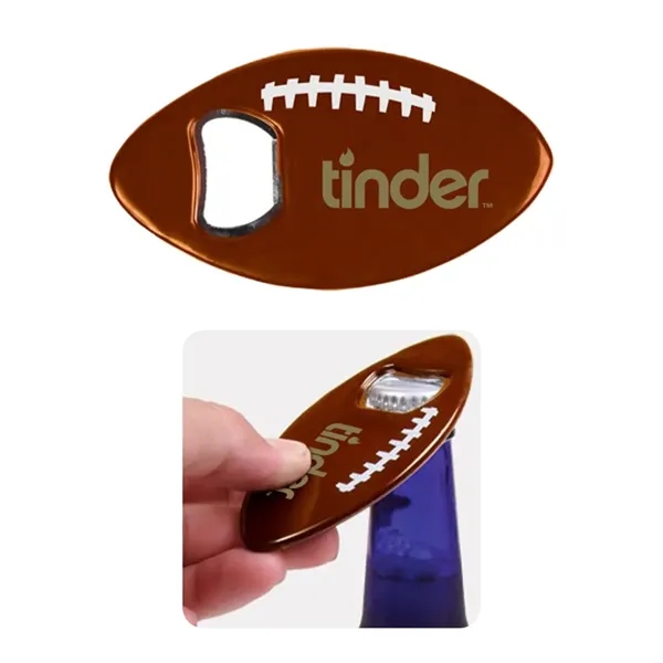 Brown color option for Football Bottle Opener