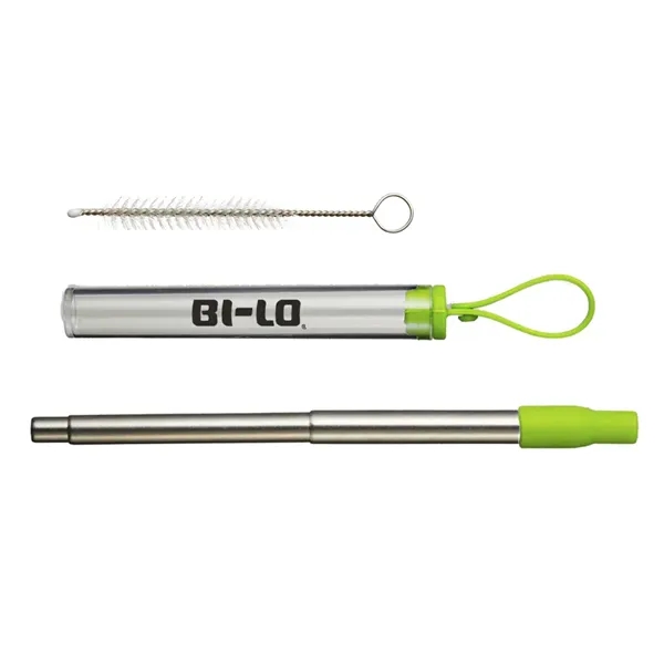 Green Lime color option for Collapsible Straw Set