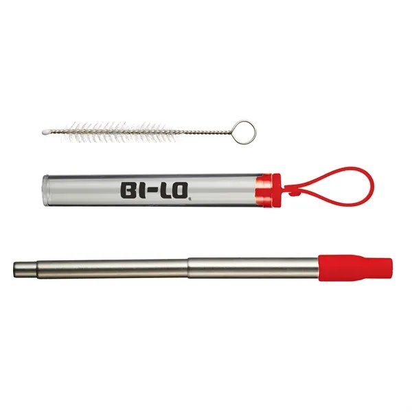 Red color option for Collapsible Straw Set