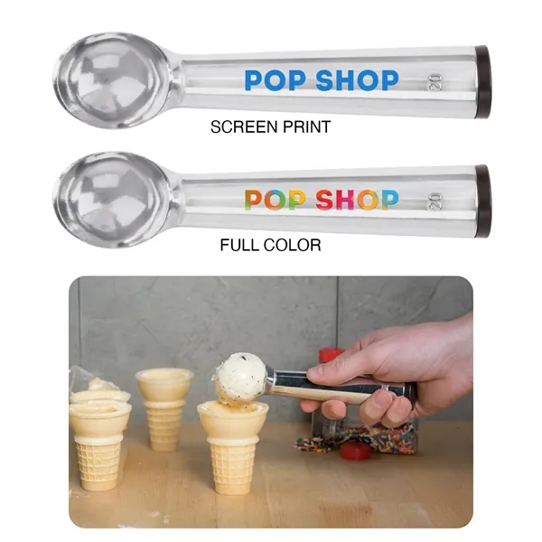 Silver color option for 2oz Ice Cream Scooper
