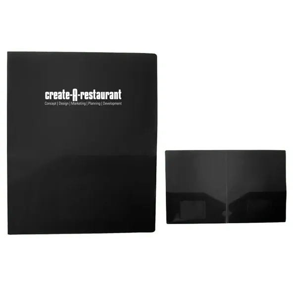 Black color option for 2 Pocket Folder