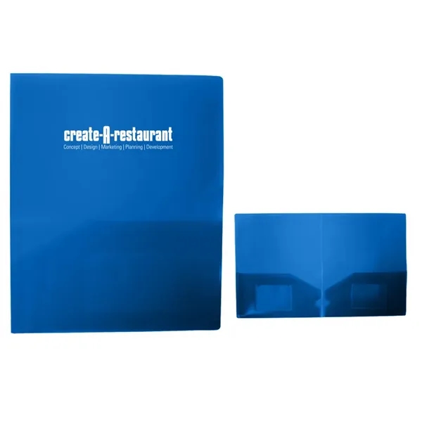Blue Royal color option for 2 Pocket Folder