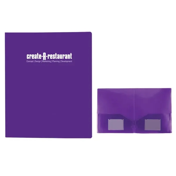 Purple color option for 2 Pocket Folder