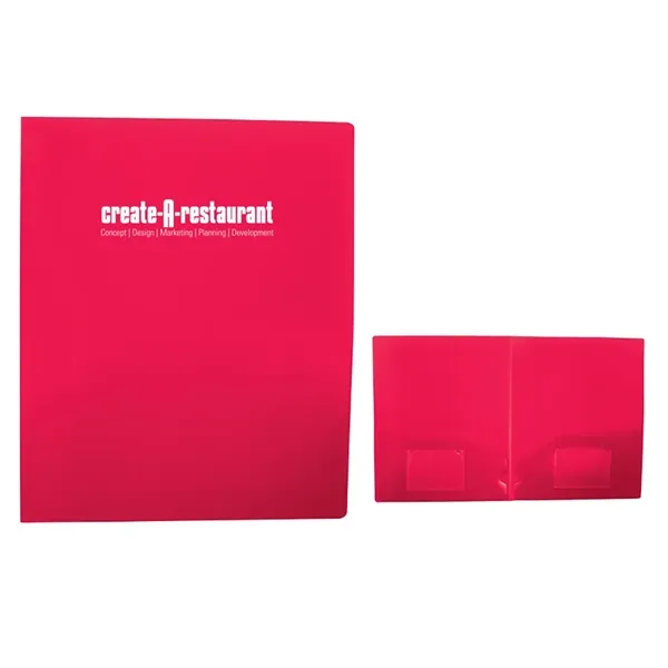 Red color option for 2 Pocket Folder