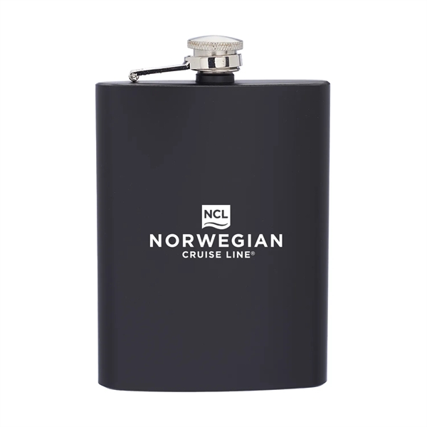 Black color option for 8 Oz. Flask