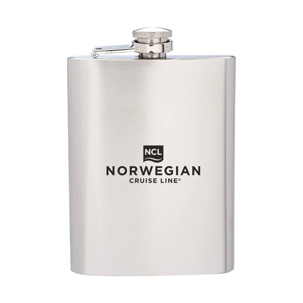 Silver color option for 8 Oz. Flask