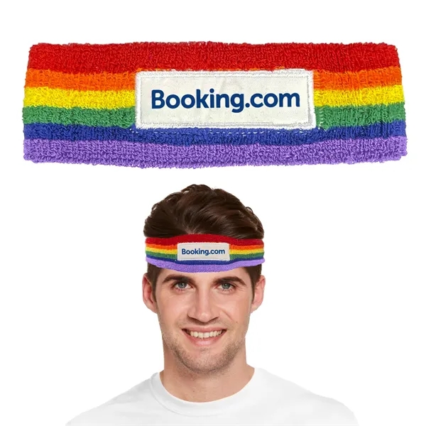 Rainbow color option for Rainbow Head Sweatband