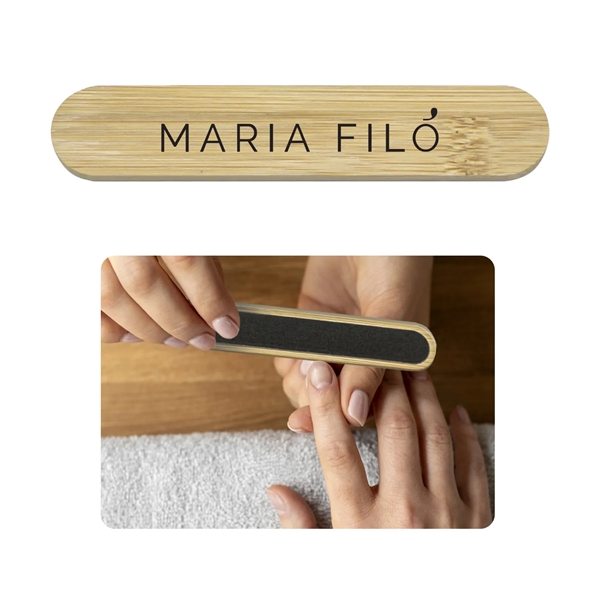 Black-Wood color option for Bamboo Nail File
