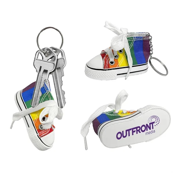 Rainbow color option for Rainbow Sneaker Key Chain