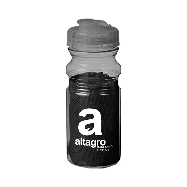 Black color option for Bottle & Cooling Towel