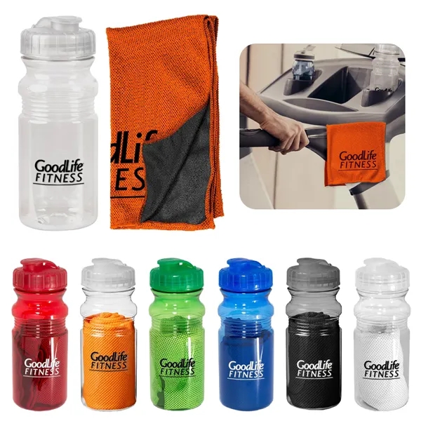 Blue color option for Bottle & Cooling Towel