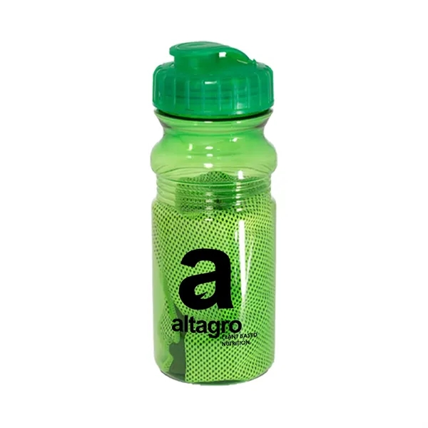 Green color option for Bottle & Cooling Towel