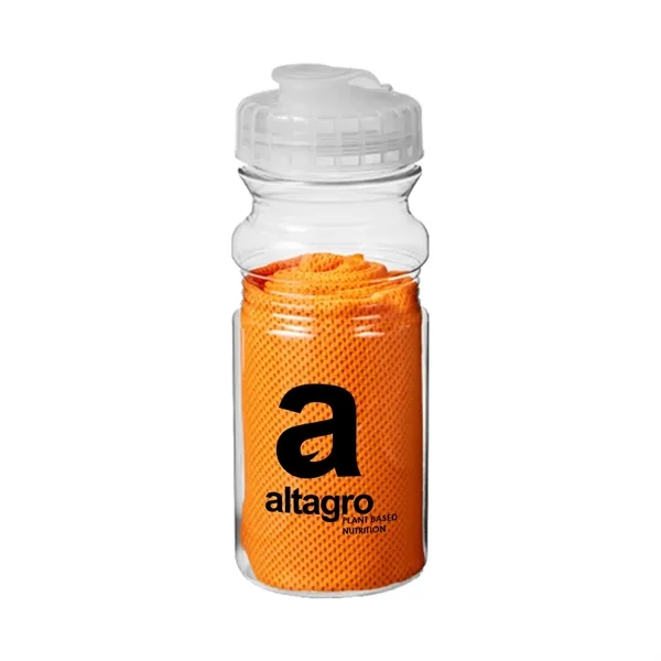 Orange color option for Bottle & Cooling Towel
