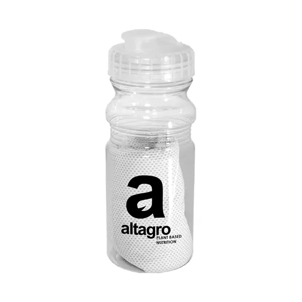 White color option for Bottle & Cooling Towel