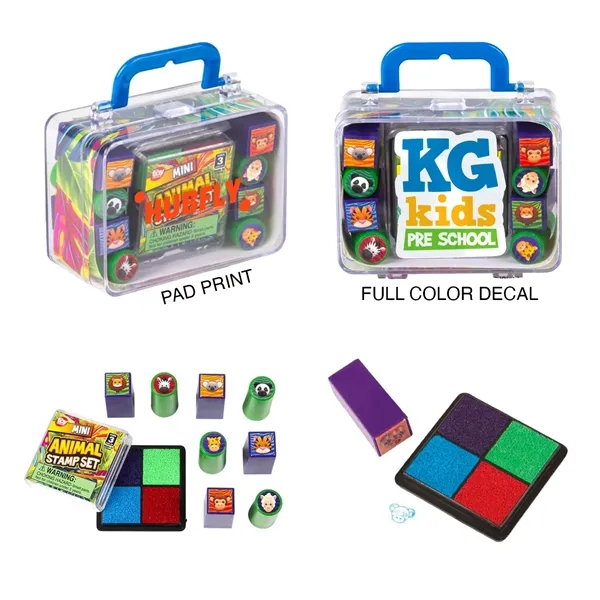 Clear-Blue color option for Animal Stamper Set
