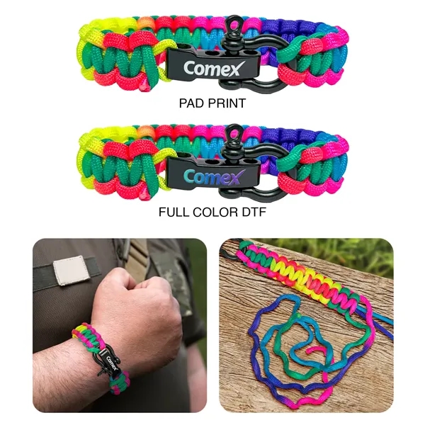 Tie Dye color option for Paracord Bracelet