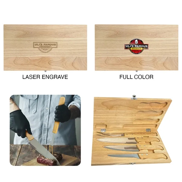 Brown color option for Carving Set