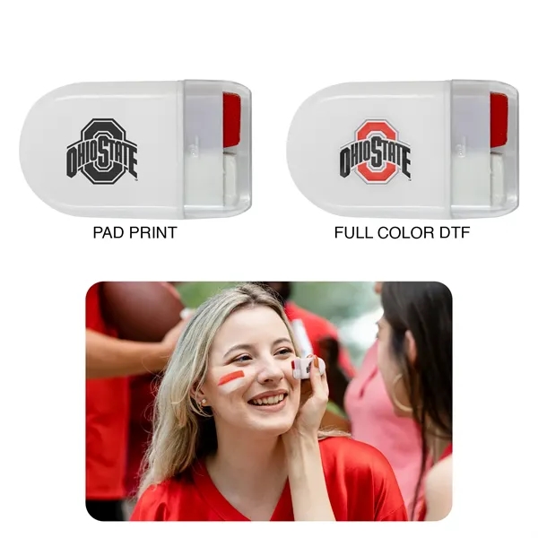 Red-White color option for Face Paint