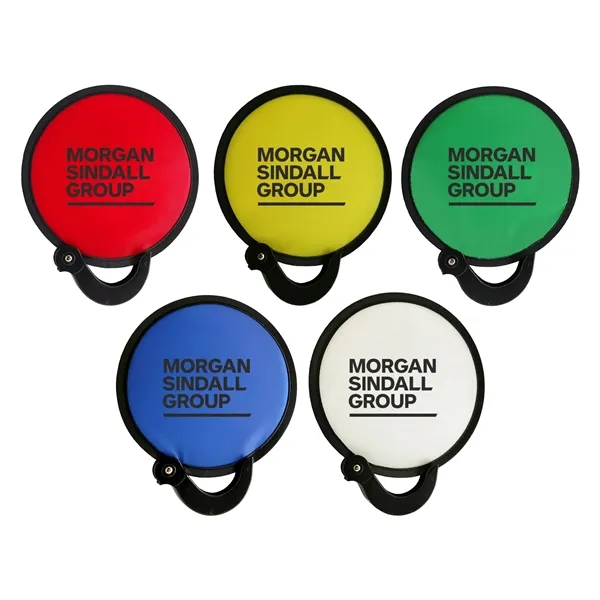 Blue color option for Nylon Hand Fan