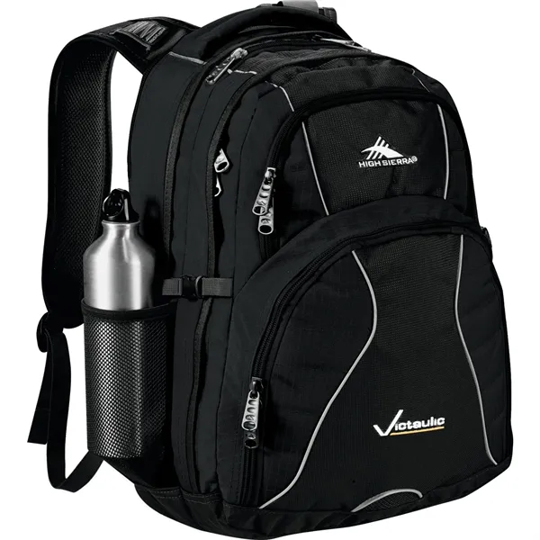 Black (Bk) color option for High Sierra Swerve 17" Computer Backpack