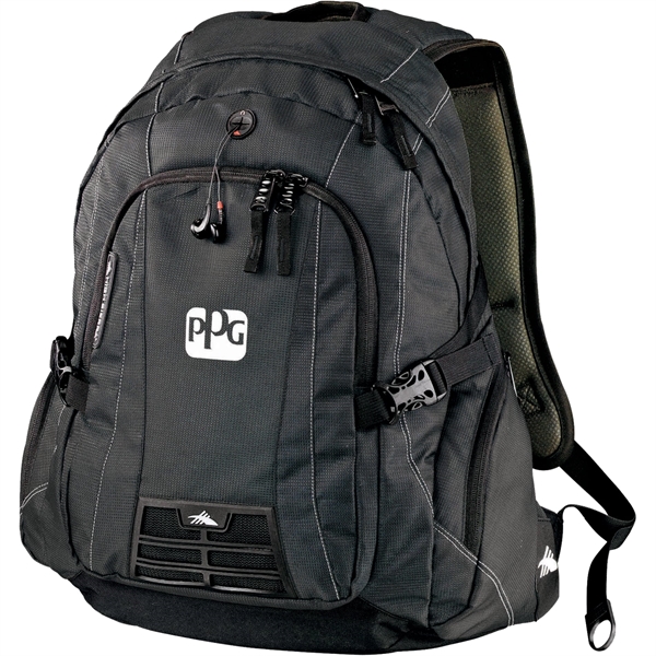 Black (BK) color option for High Sierra Magnum 15" Computer Backpack